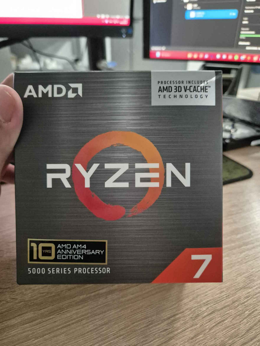 AMD Ryzen 7 5800X3D 10Years Anniversary Edition 3.4GHz Επεξεργαστής 8 Πυρήνων για Socket AM4 σε Κουτί