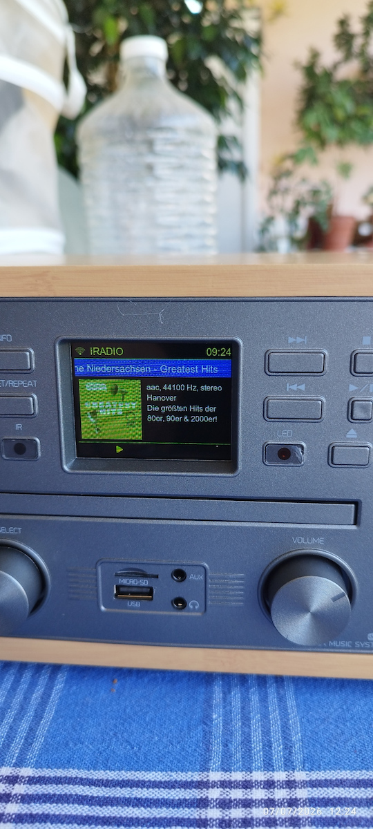 Audizio Ηχοσύστημα 2.0 Avola 60W με CD Player, WiFi και Bluetooth Ασημί