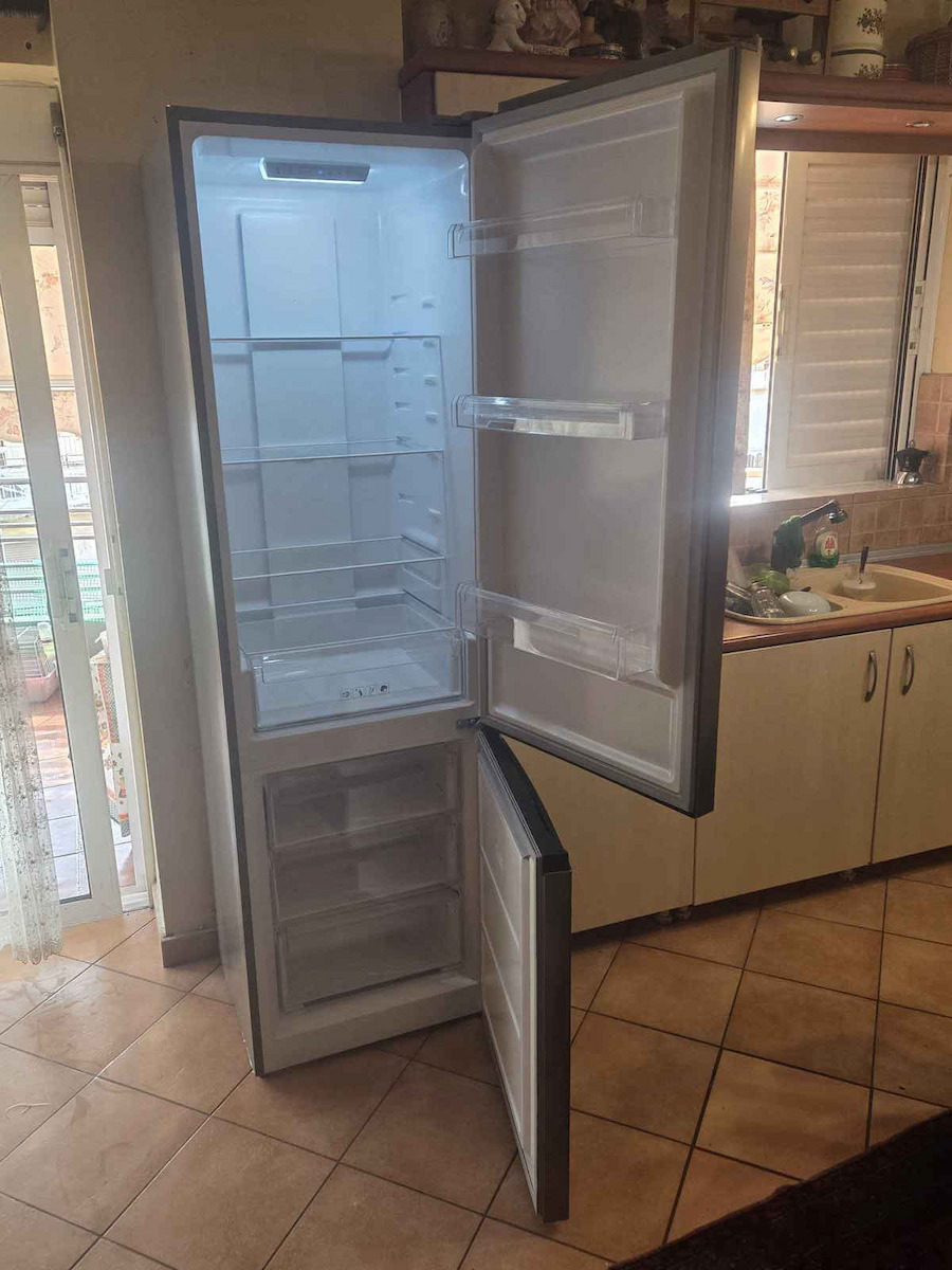 Omnys Combină frigorifică 326lt Total NoFrost Î201xL60.5xA60cm. Inox WNC-4323EIN