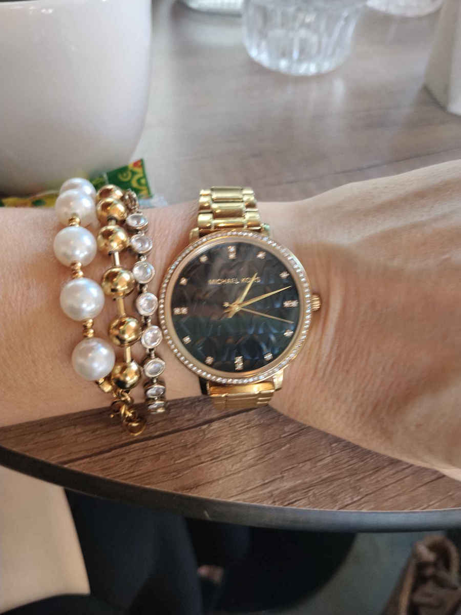 Michael Kors Pyper Ceas de Damă cu Auriu Brățară Metalică