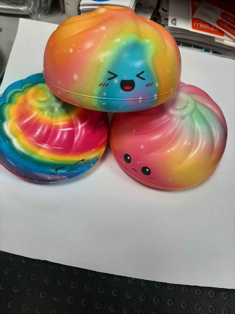 Κοχύλι Squishy Dumpling Αφρώδες (Διάφορα Σχέδια) 1τμχ