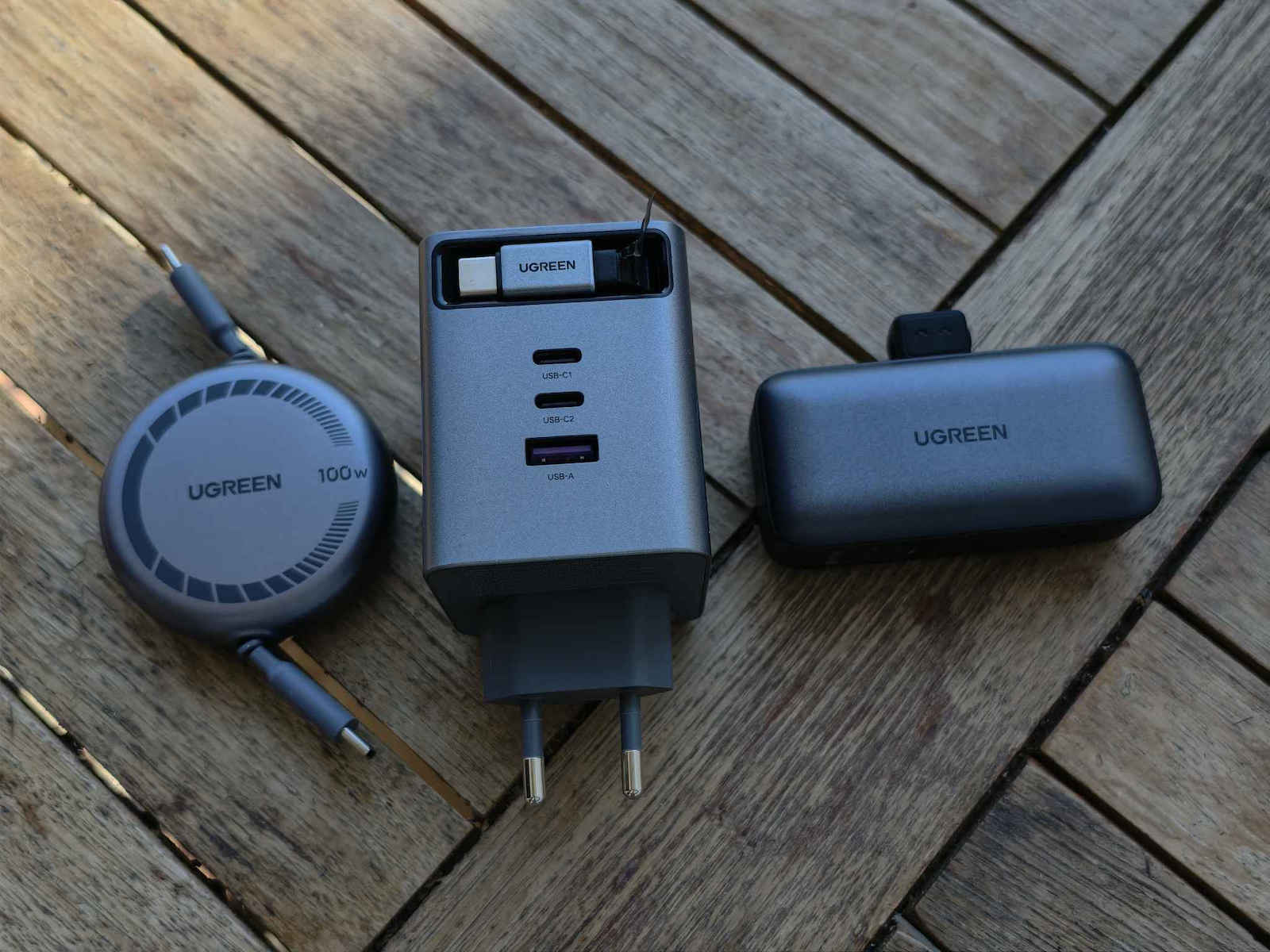 Ugreen USB 2.0 Cable USB-C male - USB-C 100W PD Γκρι 1m 340636