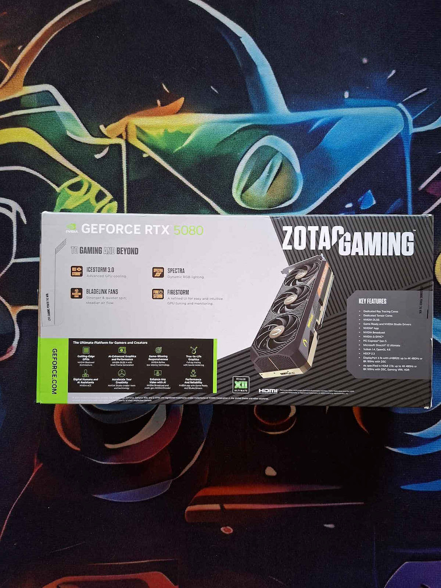 Zotac GeForce RTX 5080 16GB GDDR7 Solid Core OC Κάρτα Γραφικών
