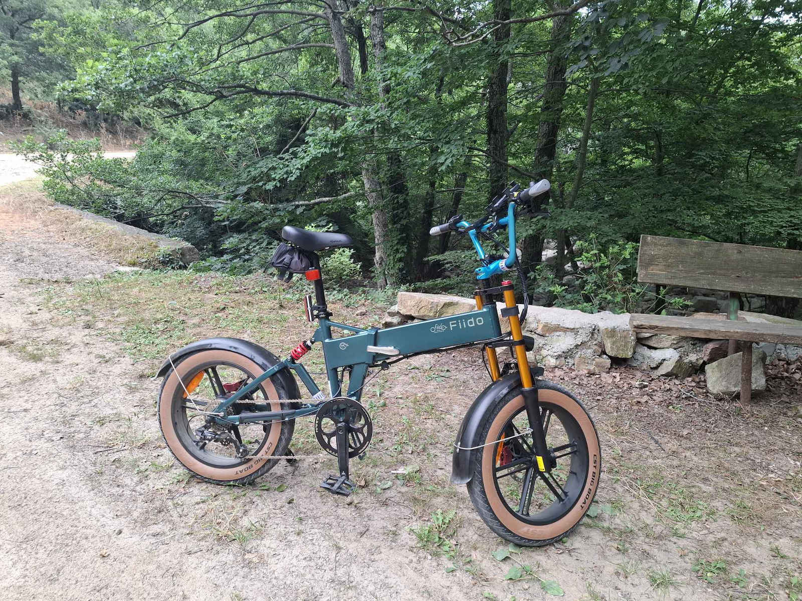 Fiido 20" Green Foldable City Electric Bicycle