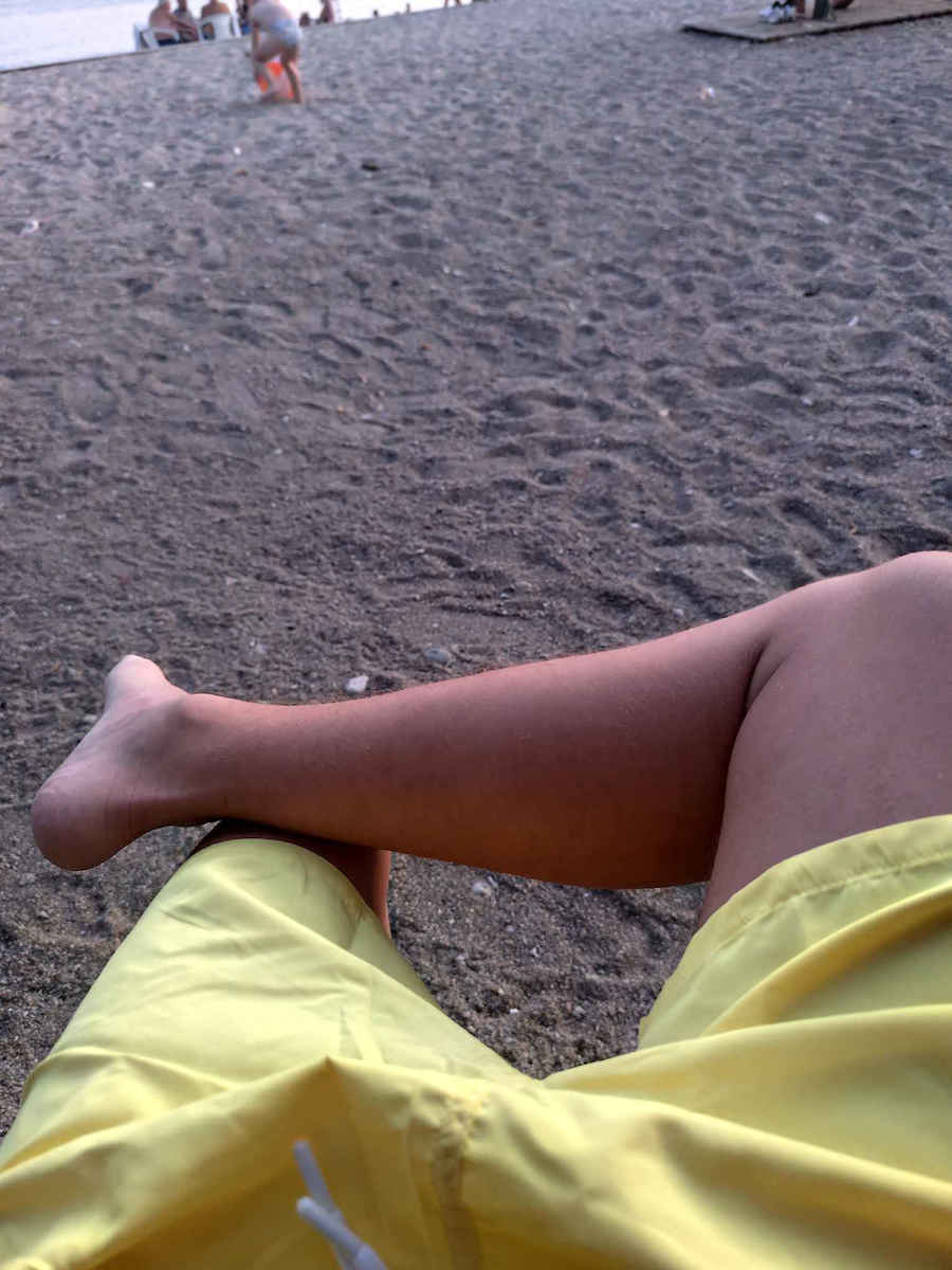 Herren Badebekleidung Shorts Yellow
