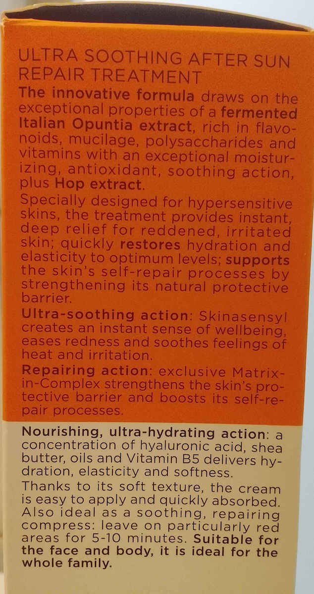 Collistar Ultra Soothing Repair Treatment After Sun Cream with Jojoba and Shea Butter 250ml