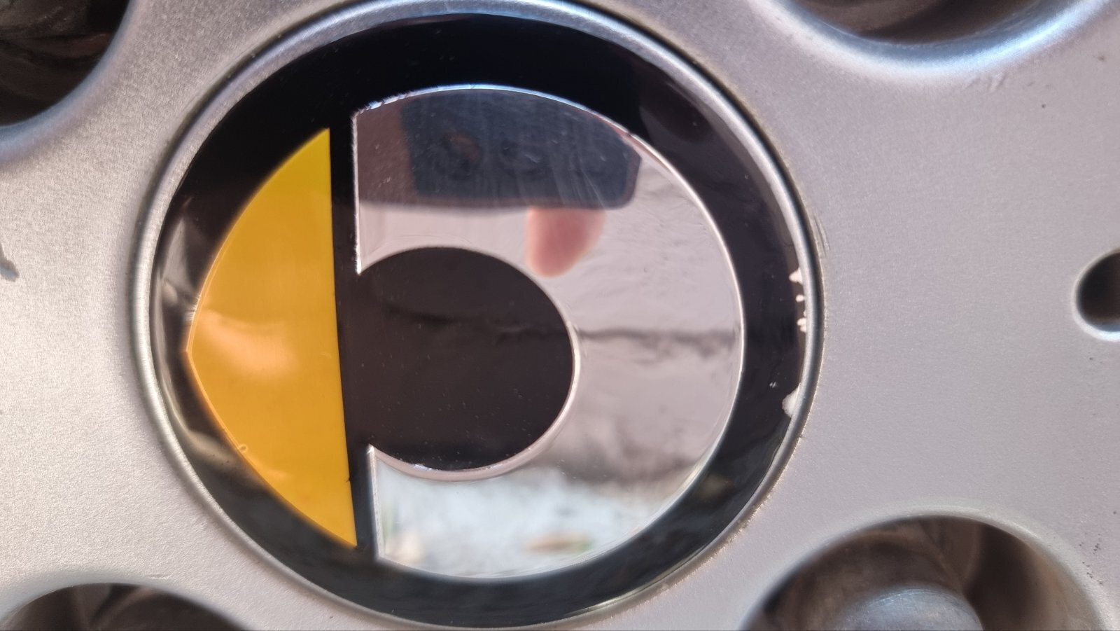 Autoaufkleber Smart 5.6 x 5.6cm für Autoreifen in Silber Farbe 4Stück