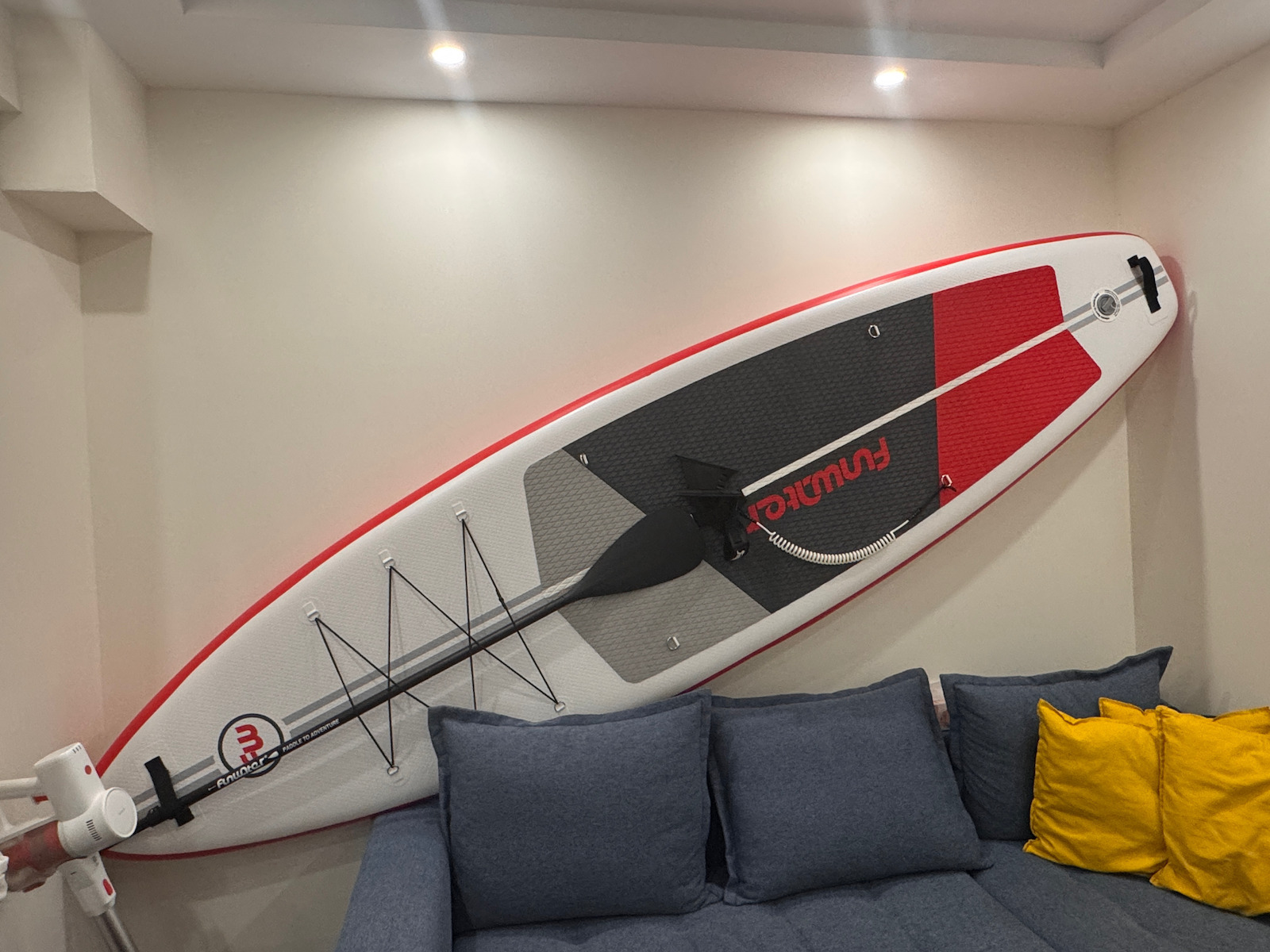 Funwater Φουσκωτή Σανίδα SUP με Μήκος 3.35m Κόκκινη