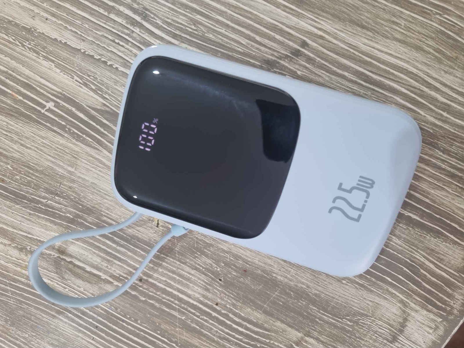 Baseus Qpow Pro+ Външна Батерия 10000mAh 22.5W с USB-A Изходен Порт и USB-C Изходен Порт Черна