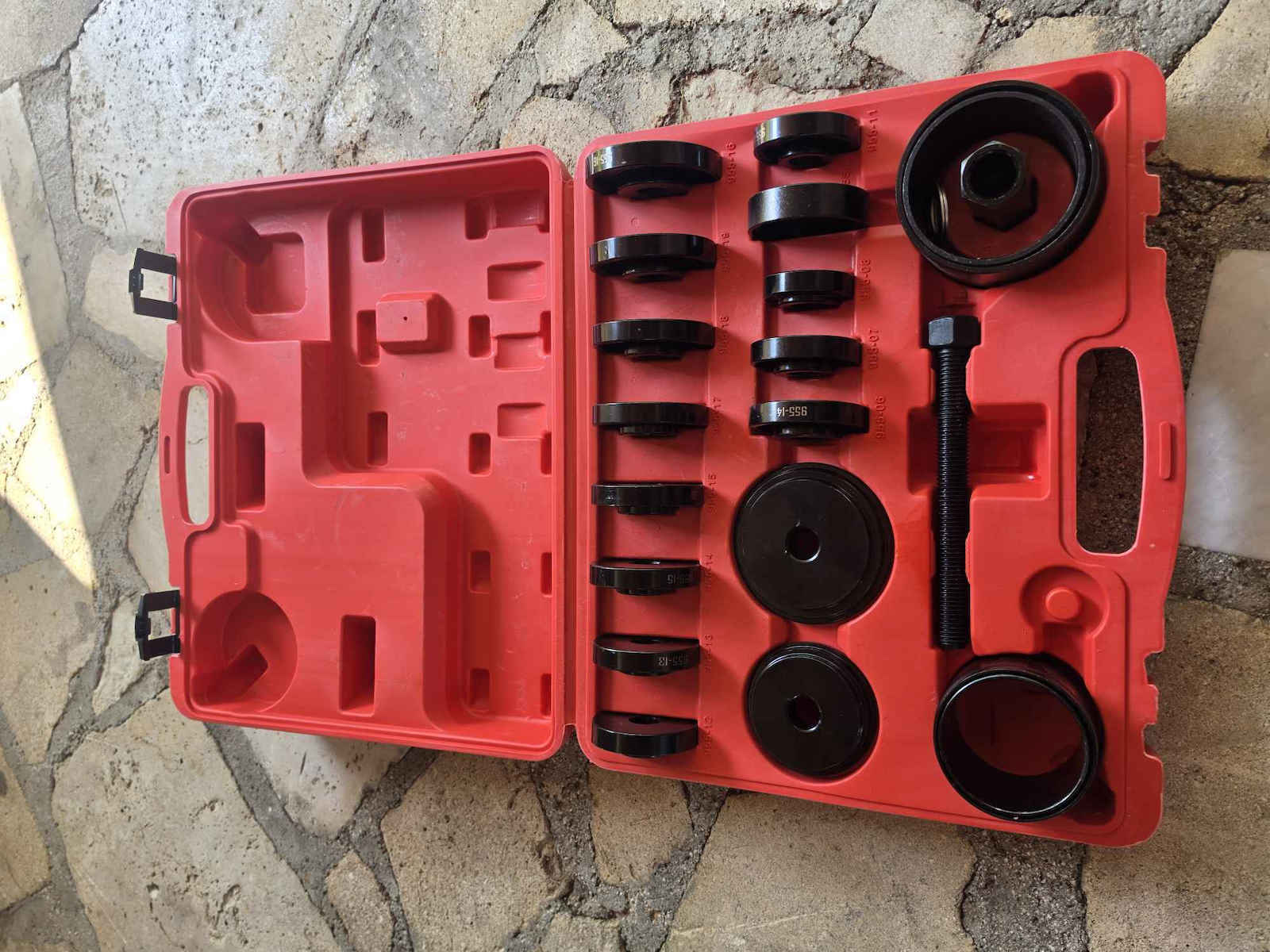 Kraft & Dele Set Puller Tools for Wheel Clamp Bearings 23 Pieces