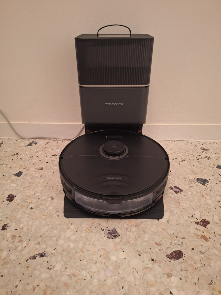 Roborock S8+ Robot Vacuum Cleaner with Laser Mapping & Suction Power 6000Pa White