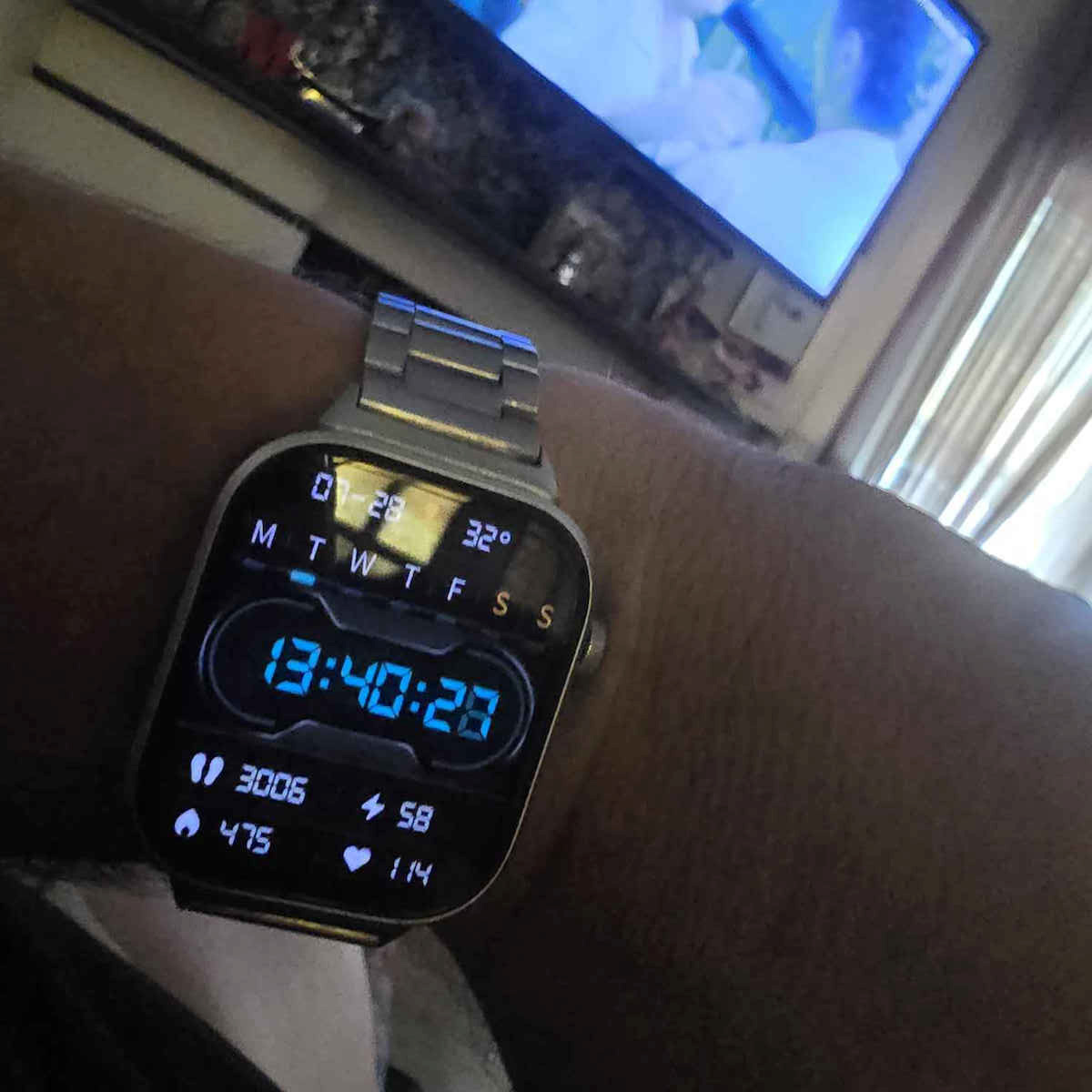 Xiaomi Redmi Watch 6 Aluminium 46mm με Παλμογράφο (Glacier Blue)