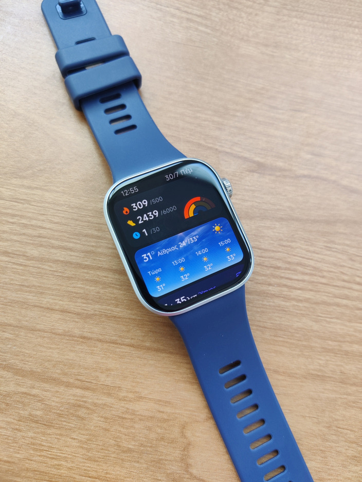 Xiaomi Redmi Watch 6 Aluminium 46mm με Παλμογράφο (Glacier Blue)