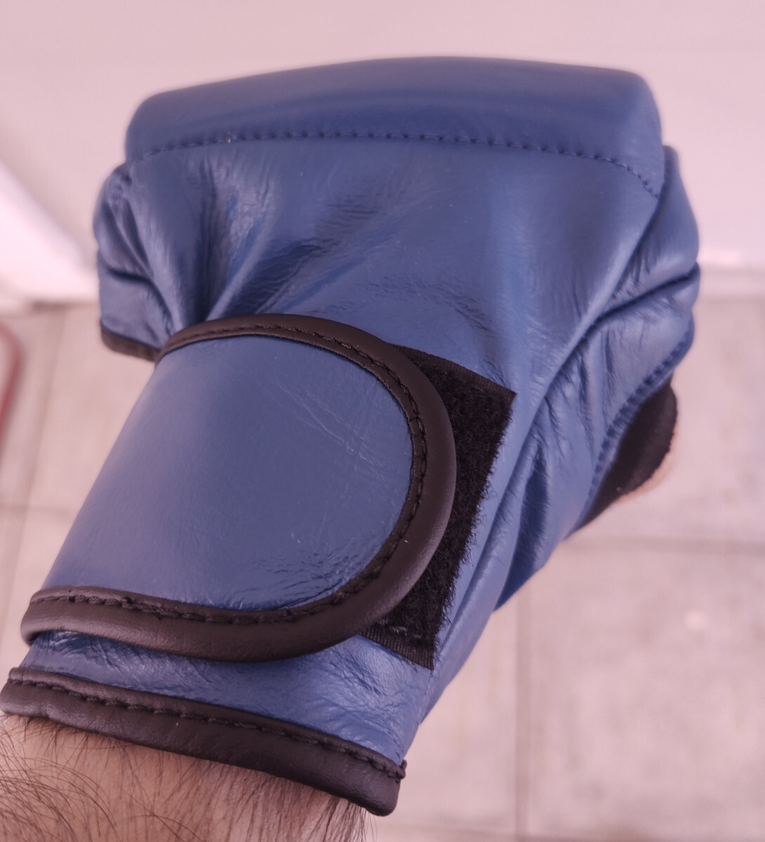Leone Contest MMA Leather Gloves Red
