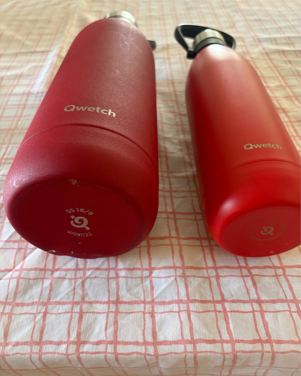 Qwetch Stainless Steel Thermos Bottle BPA Free 750ml Red