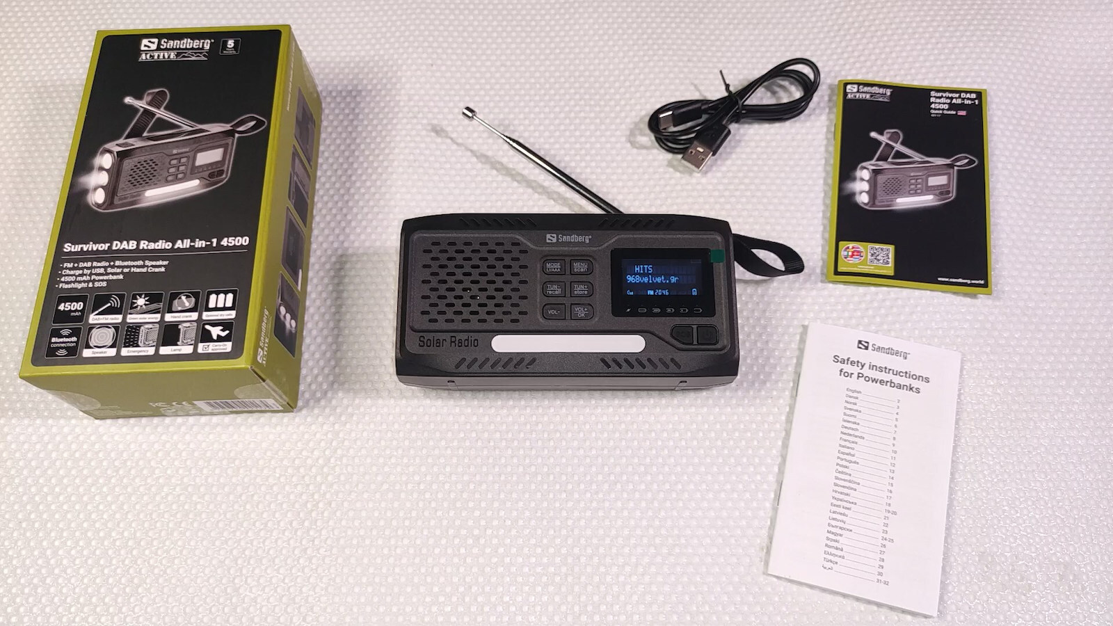 Sandberg 421-17 Tragbares Radio DAB