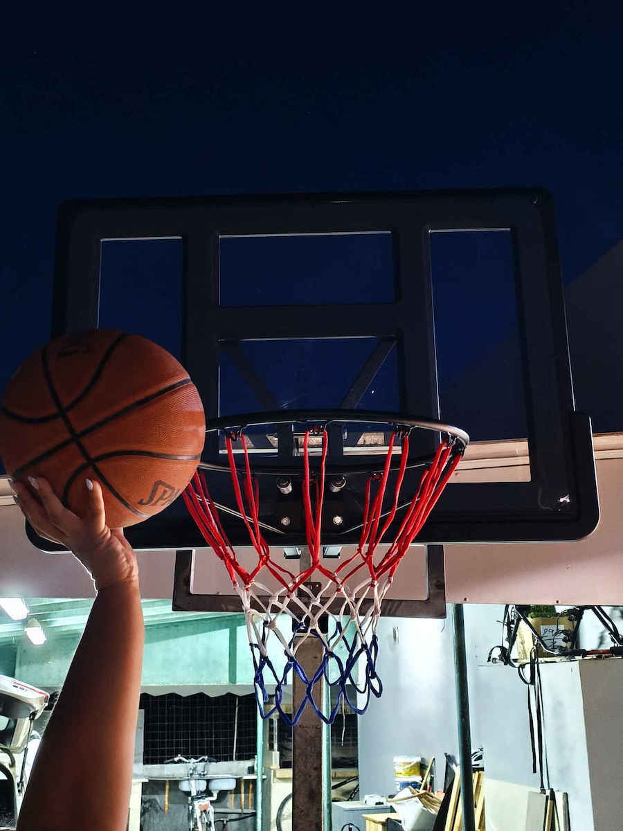 Life Sport S007 Μ-106 Μπασκέτα με Ταμπλό 110x75εκ. και Διχτάκι