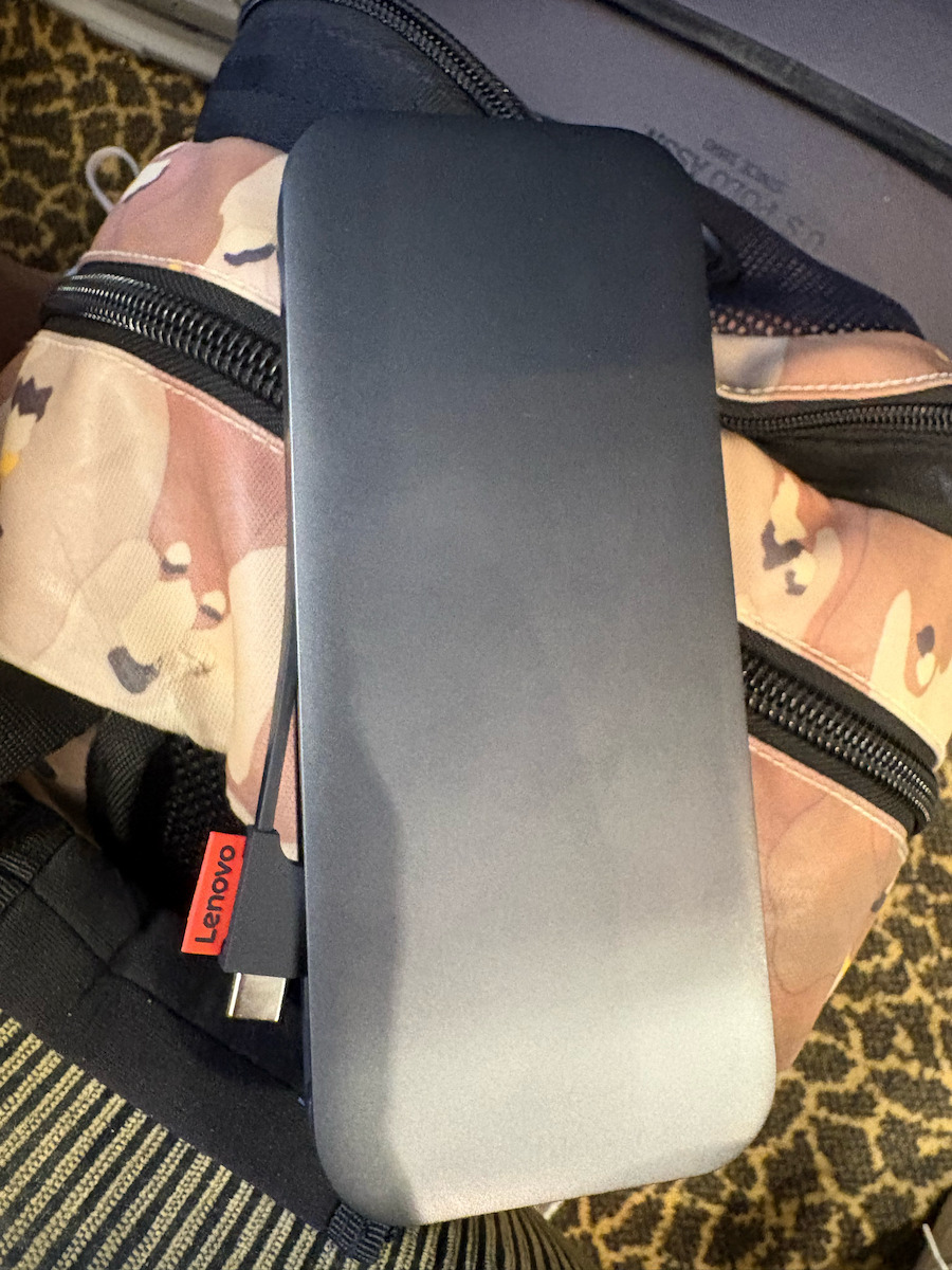 Lenovo Go Baterie externă 20000mAh 65W cu Port USB-A și Port USB-C Power Delivery Gri Storm