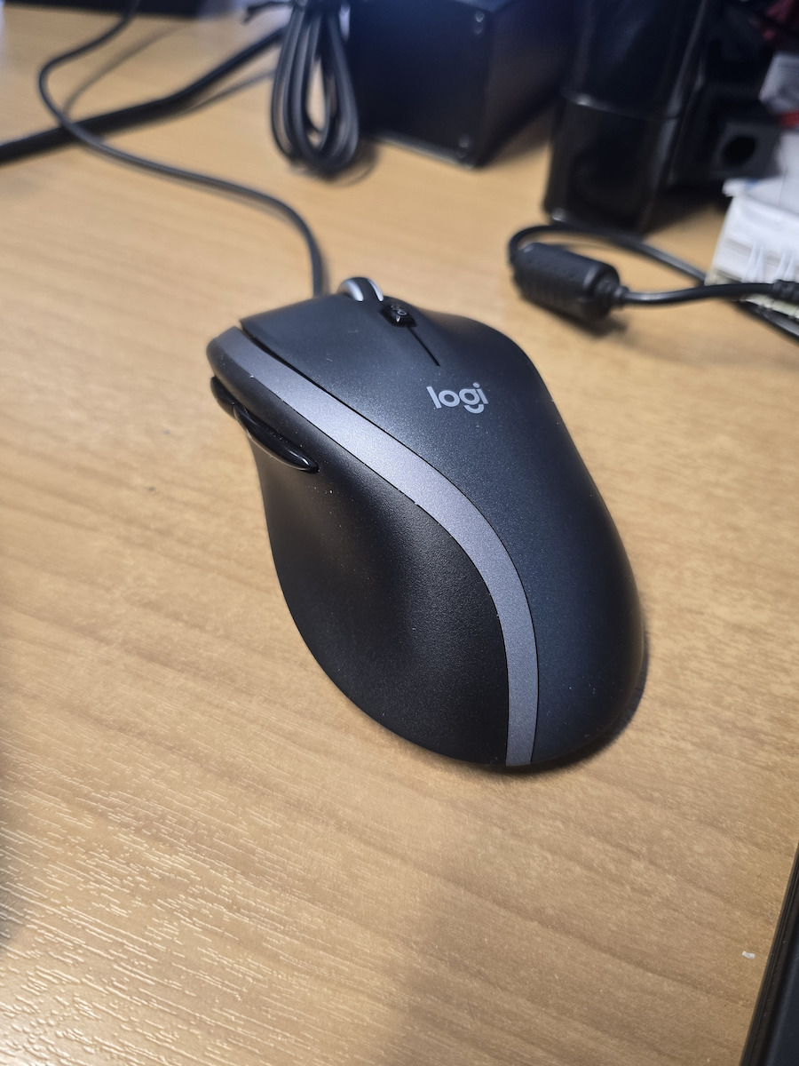 Logitech M500s Wired Ergonomic Mouse Black