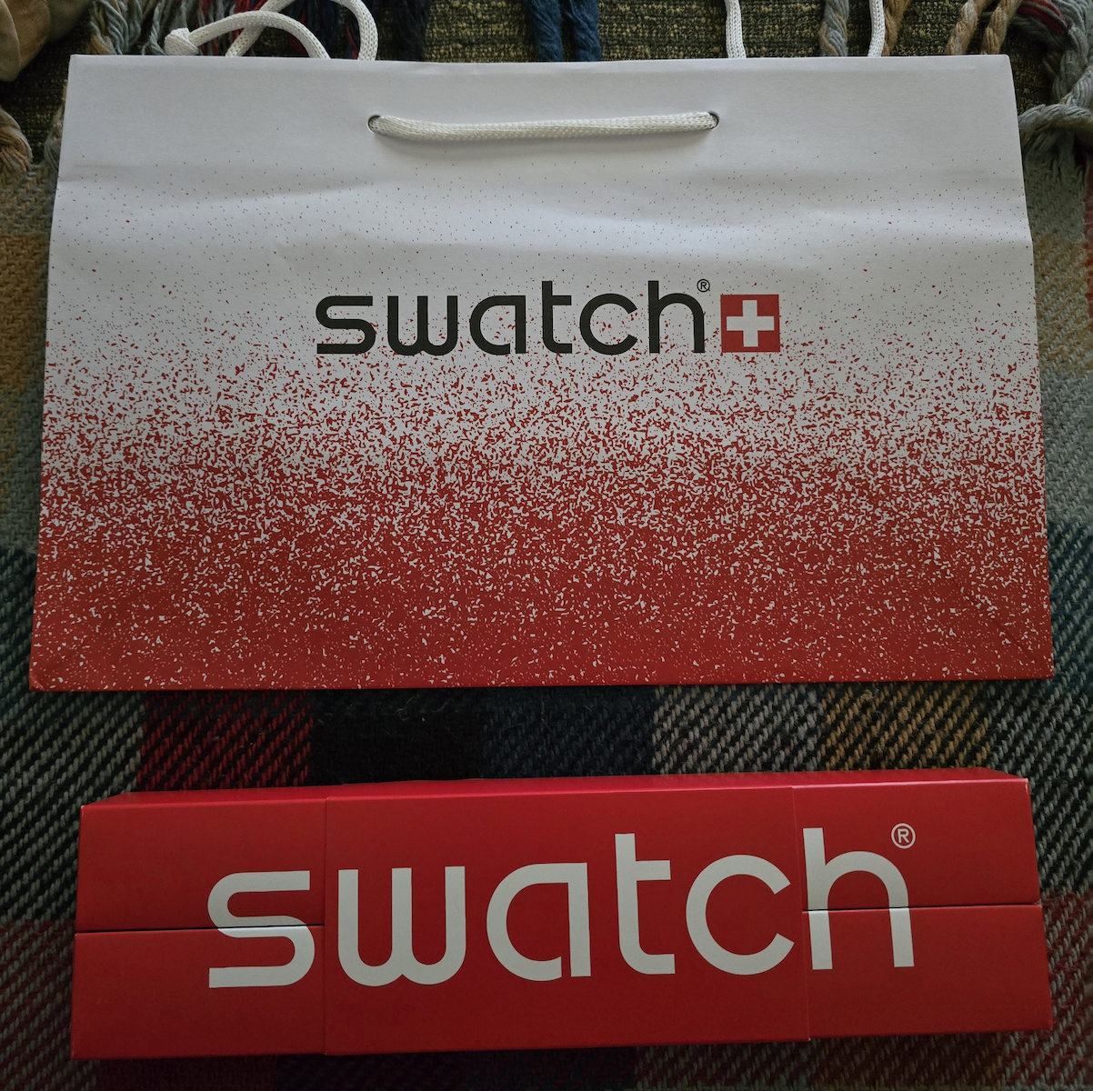 Swatch Once Again Men's Watch 34mm Battery with Black Rubber Strap