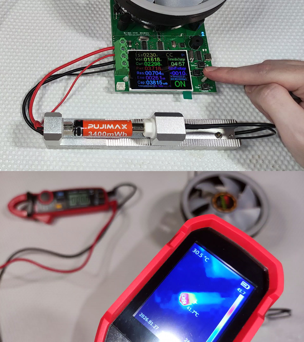 Pujimax Презареждащи се Батерии AA 1100mAh 1.5V 2 Броя
