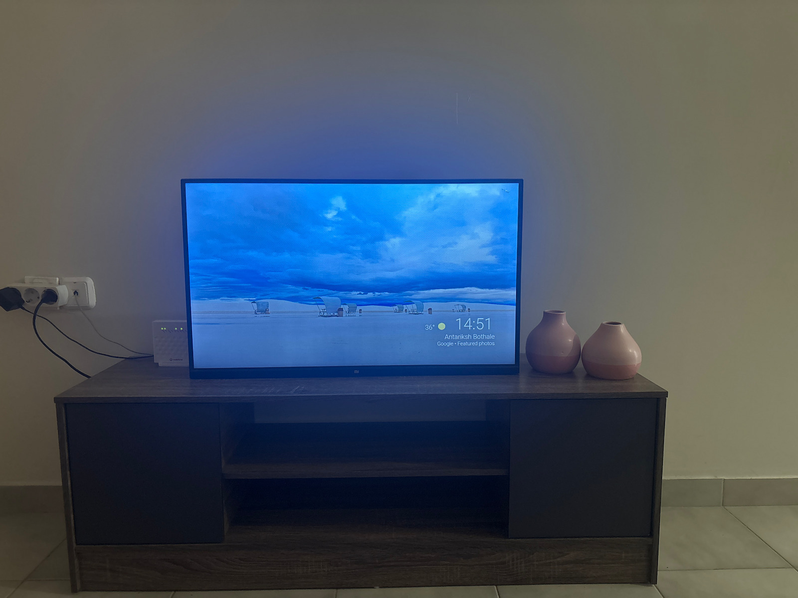 TV Stand Sasa Sonoma L150xW35xH41.5cm