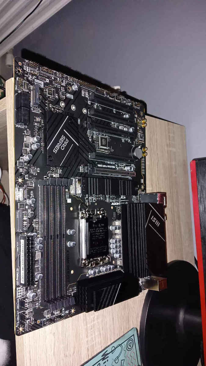 MSI Pro B760-P WIFI DDR4 Motherboard ATX with Intel 1700 Socket