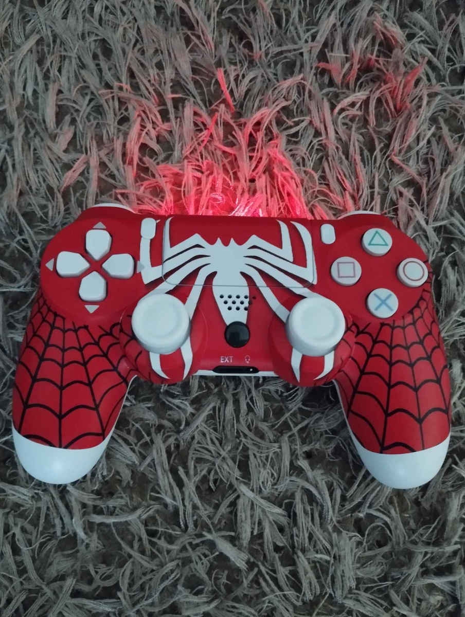 Doubleshock Spider Безжичен Геймпад за PS4 Червен