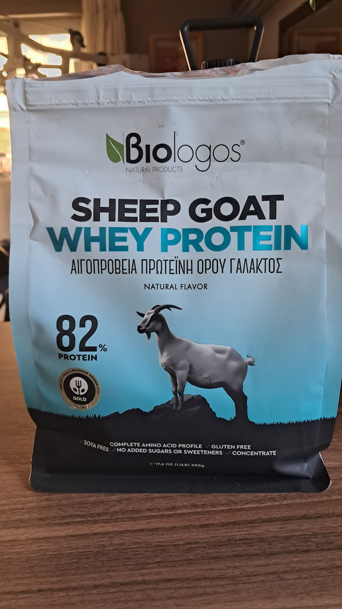 Βιολόγος Sheep Goat Whey Protein 82% Πρωτεΐνη Ορού Γάλακτος Χωρίς Γλουτένη 25gr