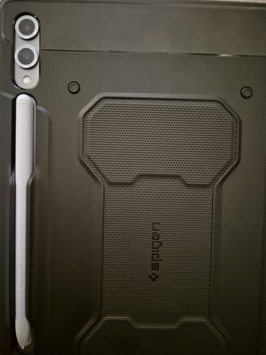 Spigen Robuste Armor Pro Klappdeckel Dauerhafte Schwarze (Galaxy Tab S9+ / Galaxy Tab S10+)