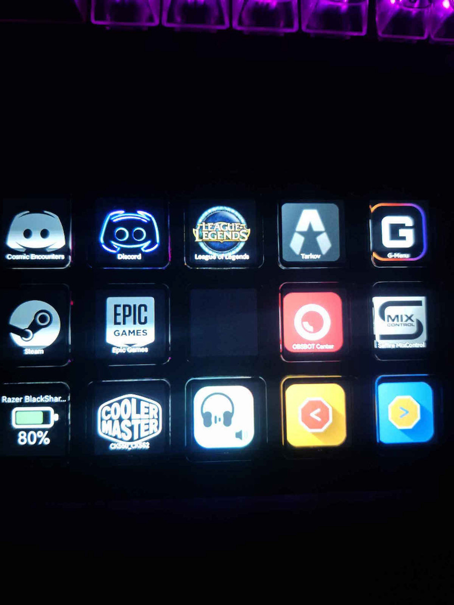 Fifine Stream Deck AmpliGame D6 Stream Controller Deck with RGB για PC