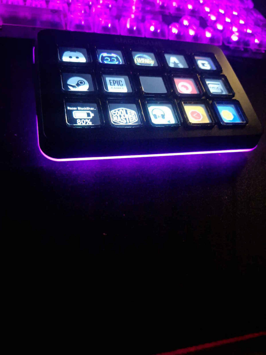 Fifine Stream Deck AmpliGame D6 Stream Controller Deck with RGB για PC