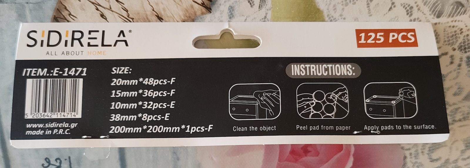Sidirela Fetru cu Autocolant 100 Bucăți E-1471