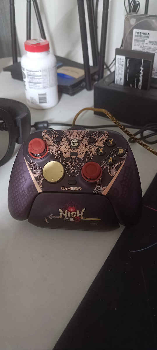 Gamesir G7 Pro 8K PC Nioh 3 Edition Gamepad Wireless pentru Android / PC / Switch / Switch 2 / iOS Negru