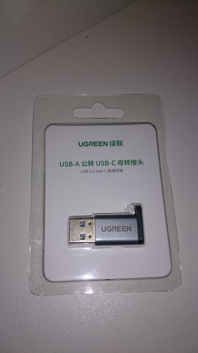 Ugreen Converter USB-A male to USB-C female 1pcs 50533