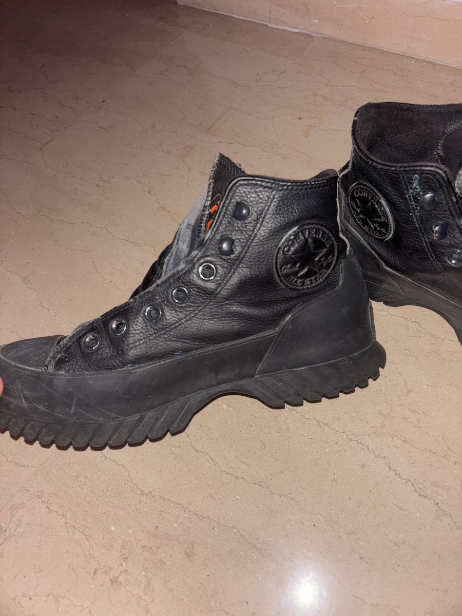 Cold Fusion Chuck Taylor All Star Lugged Winter 2.0 Chunky Boots Black / Bold Mandarin