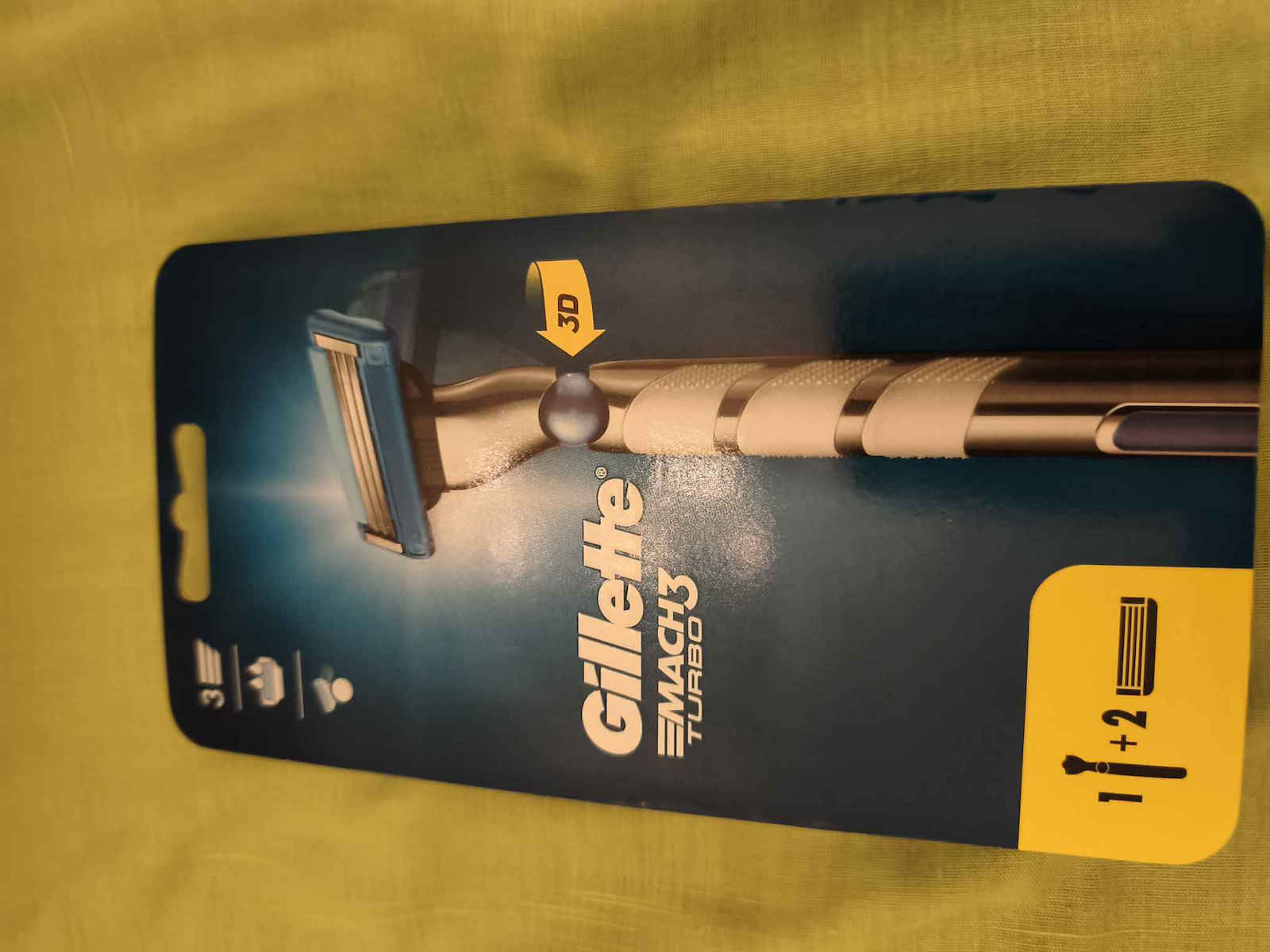 Gillette Mach3 Turbo 3D Ξυραφάκι με Ανταλλακτικές Κεφαλές 3 Λεπίδων & Λιπαντική Ταινία Champions League 2τμχ