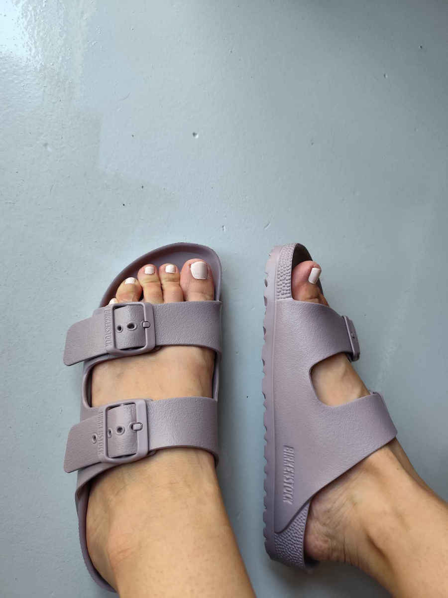 Șlapi în Stil de Sandale Eva Faded Purple