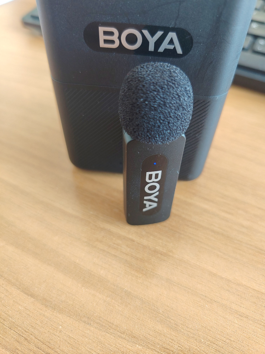 Boya BY-V20 Type-C Wireless Microfon Πέτου, Clip On pentru Mobil