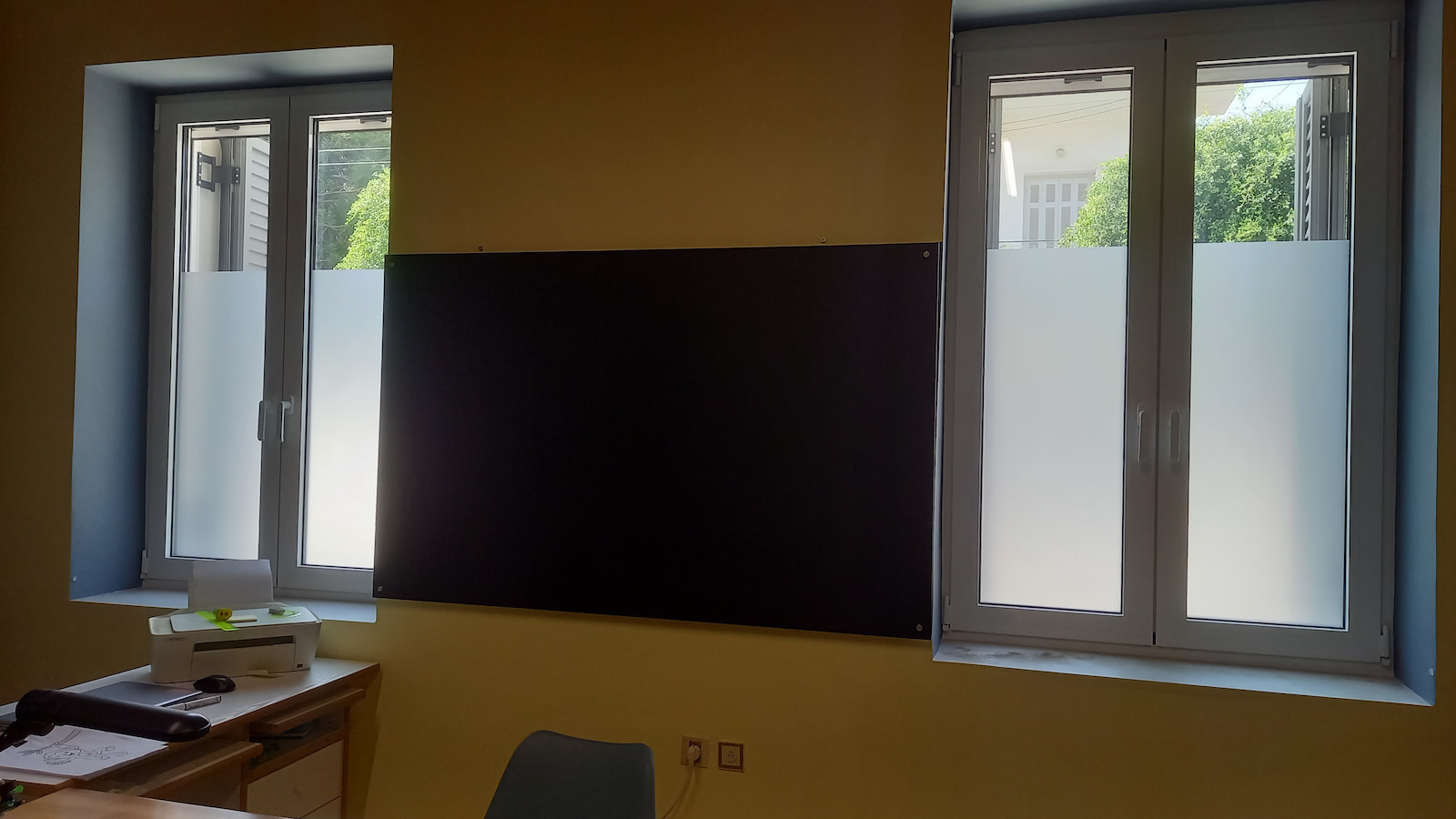 Vechro Ακρυλικό Χρώμα Οικολογική Νερού Smaltolux Hydro Blackboard Paint 0.375lt Μαύρο Ματ