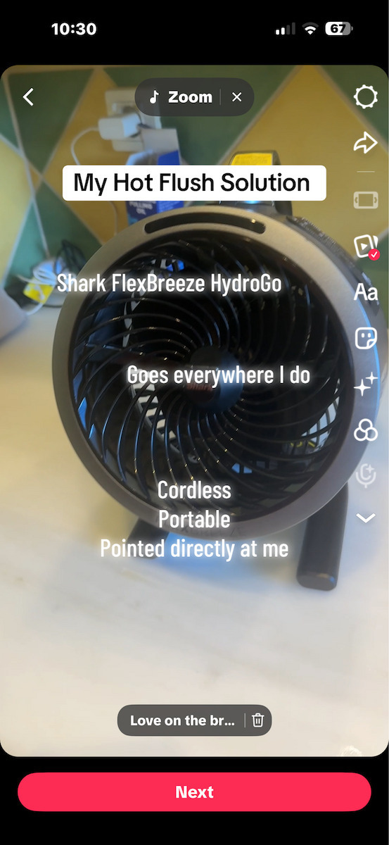 Shark Ventilator De Masă 36W Negru