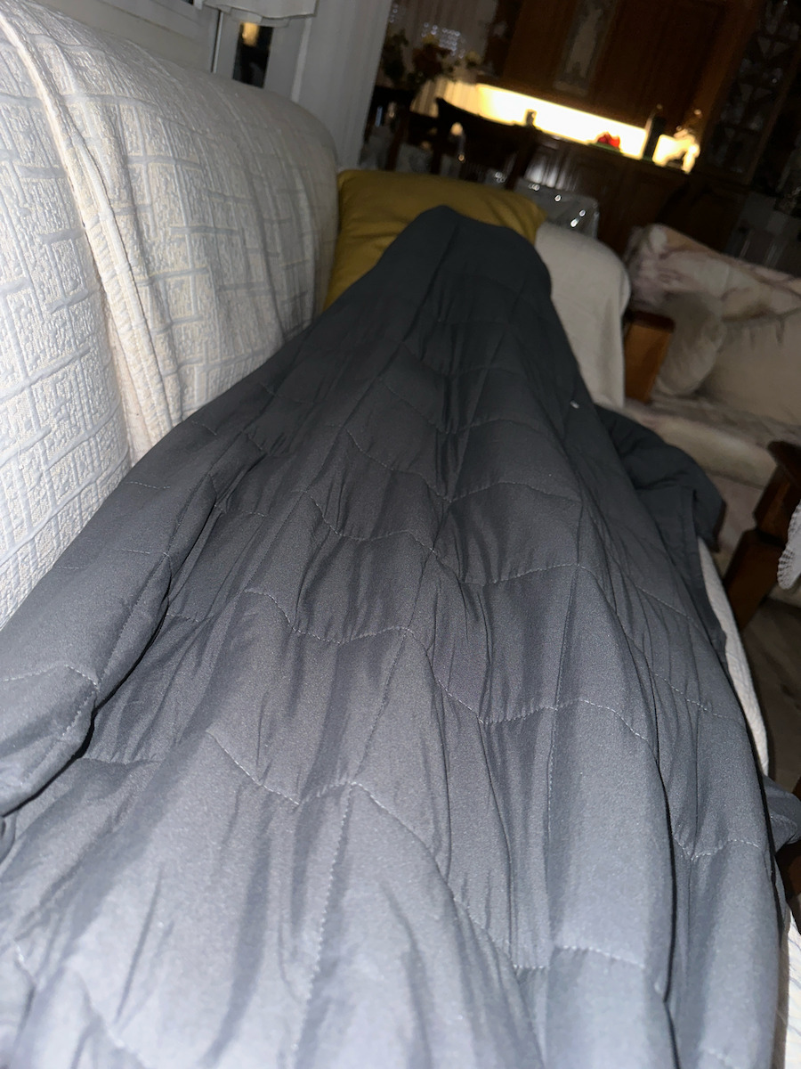 Miss Lulu Good Nite Gravity Blanket Sofa 125x150cm Gray