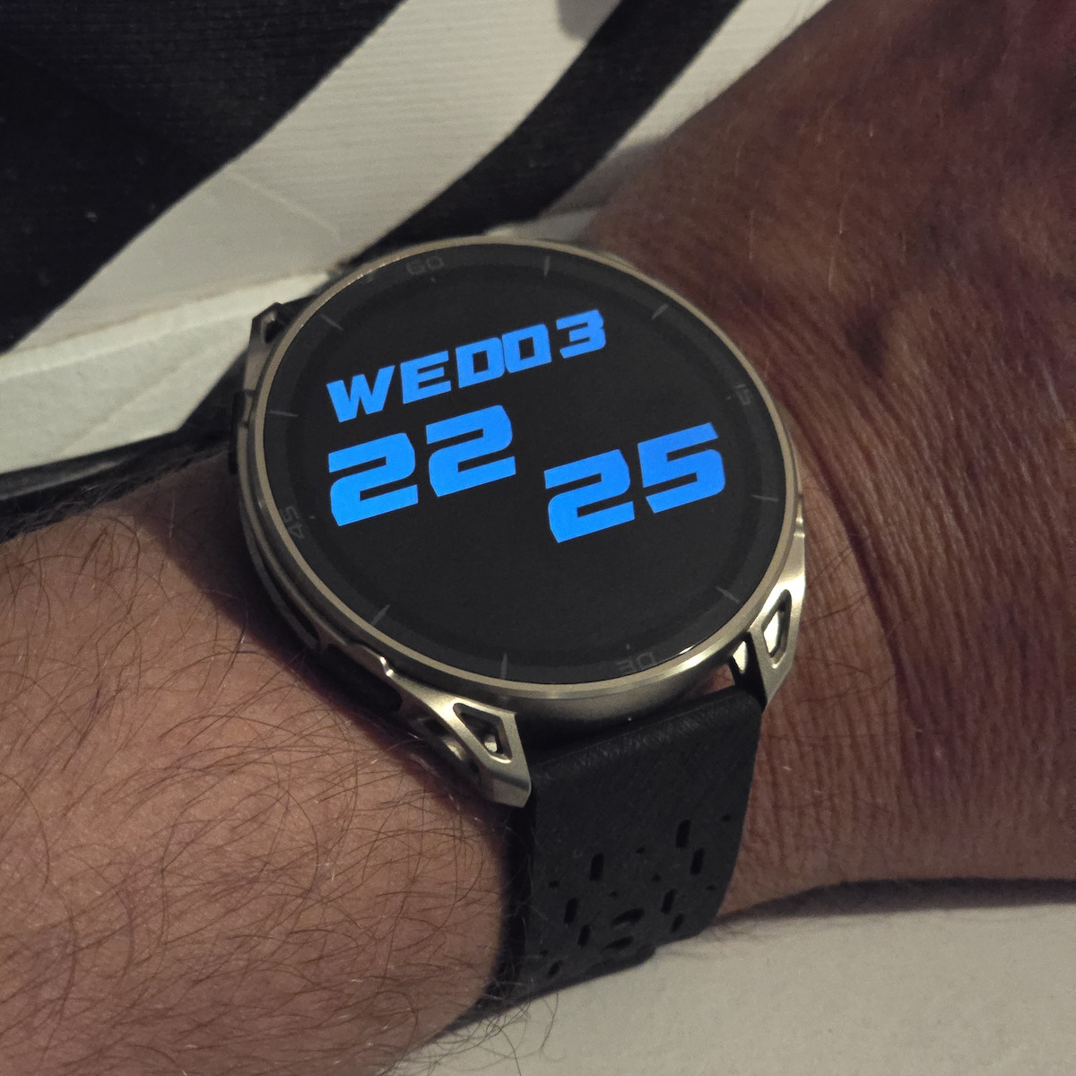 Amazfit Cheetah 2 Ultra Titanium 44mm Αδιάβροχο Smartwatch με Παλμογράφο (Ασημί)