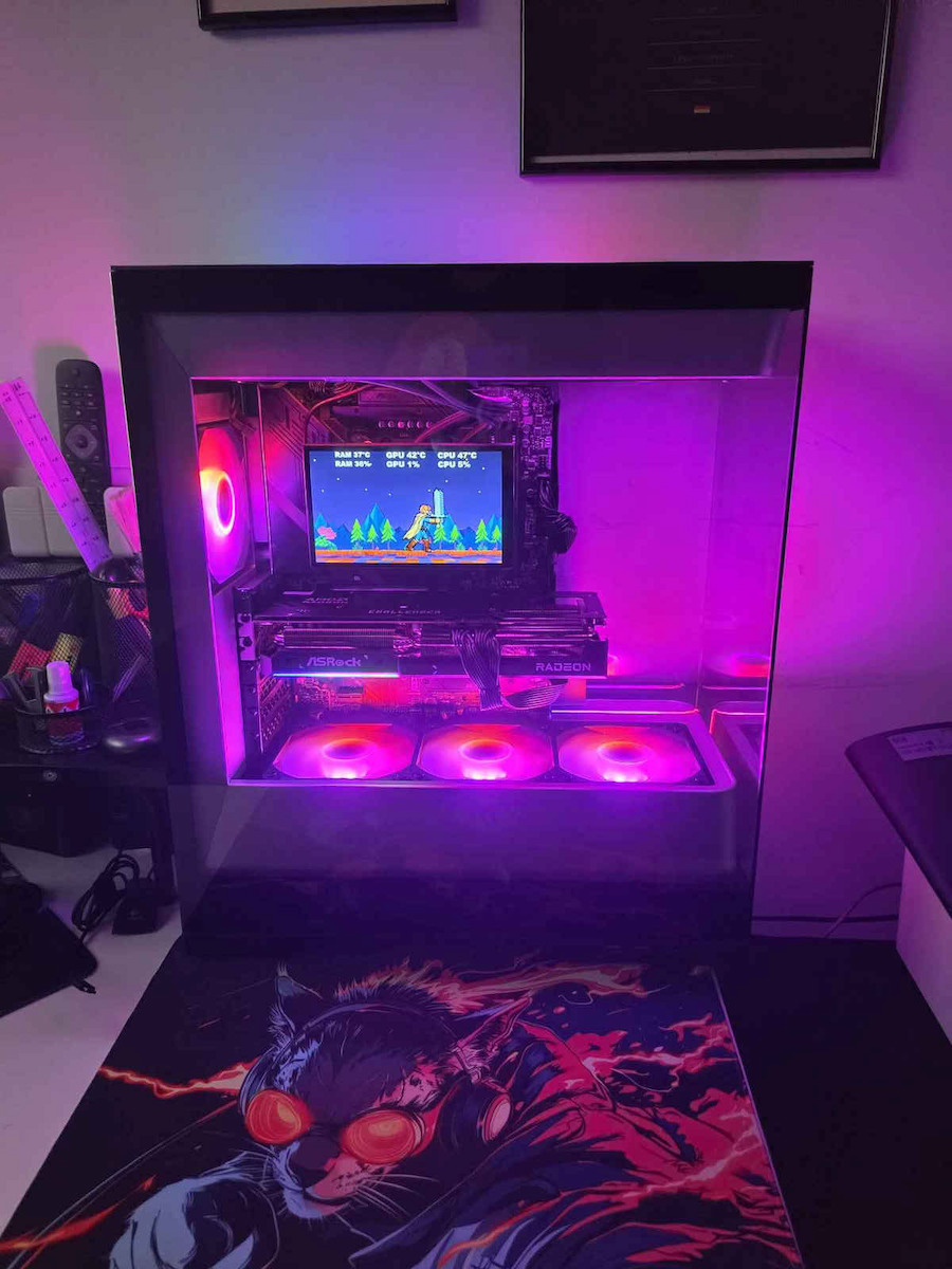 Phanteks Evolv S2 Gaming Midi Tower Computer Case with Side Window and ARGB Lighting Black