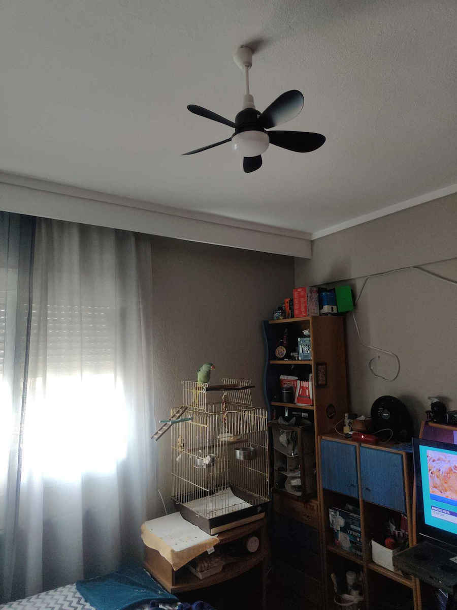 Spot Light Ανεμιστήρας Οροφής 52cm με Φως Μαύρος