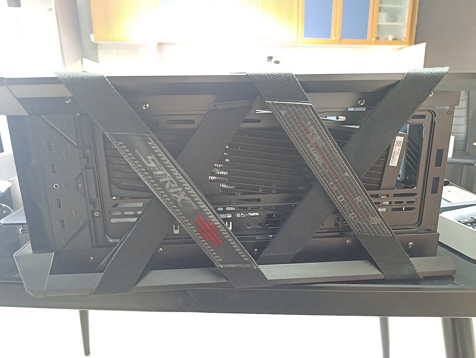 ROG Strix Helios II Gaming Midi Tower Computer Case with Side Window and RGB Lighting White