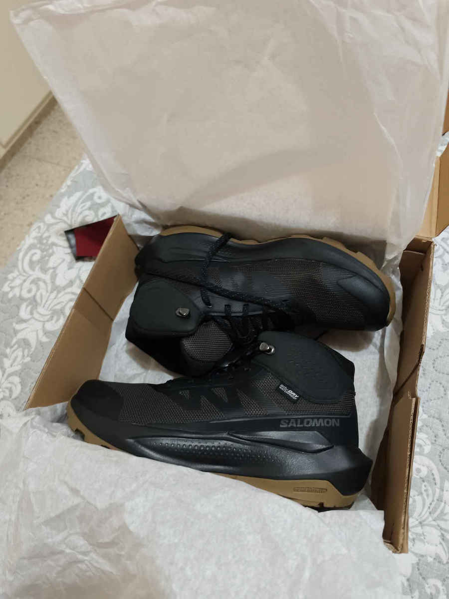 Salomon Elixir Men's Waterproof Hiking Boots Black