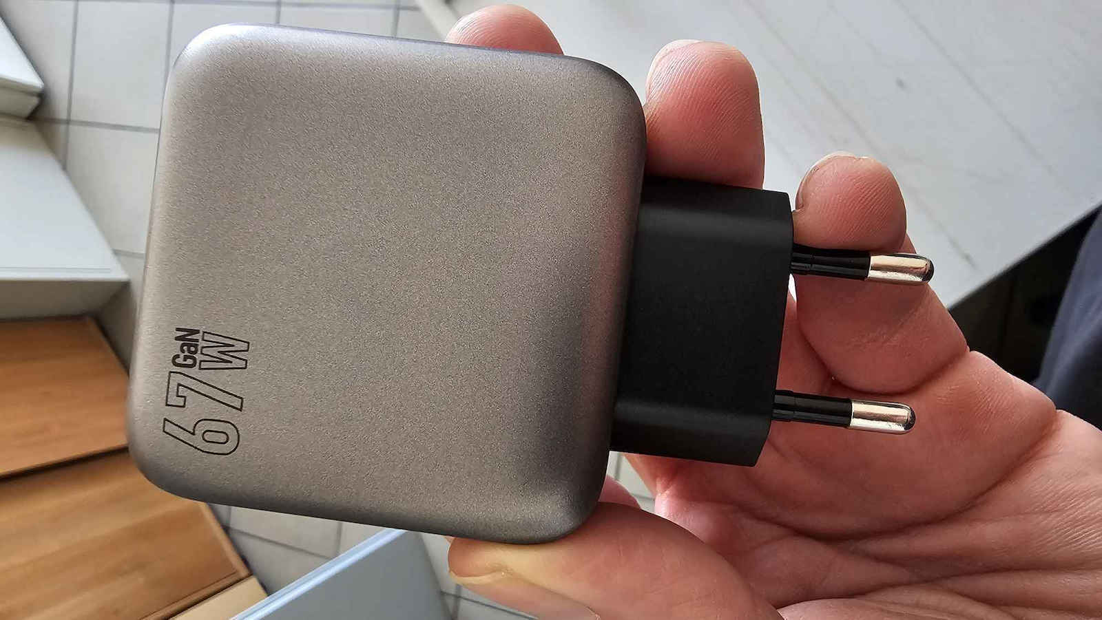 Lamtech Φορτιστής Χωρίς Καλώδιο GaN με Θύρα USB-A και 3 Θύρες USB-C 67W Power Delivery / Quick Charge 2.0 / Quick Charge 3.0 / PPS Γκρι (LAM980428)