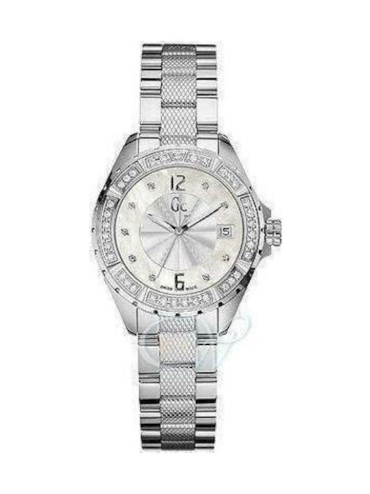 GC Watches Ρολόι Μπαταρίας με Μεταλλικό Μπρασελέ GC Watches Ρολόι Μπαταρίας με Μεταλλικό Μπρασελέ