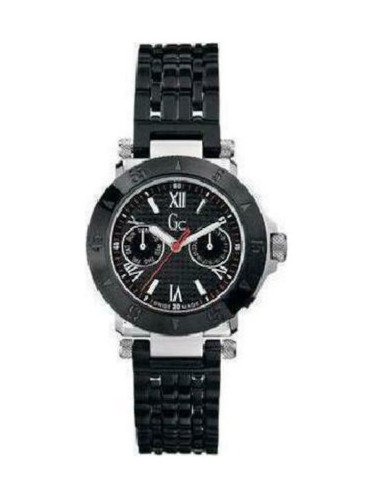 GC Watches GC - Collection Black Stainless Steel Calendar